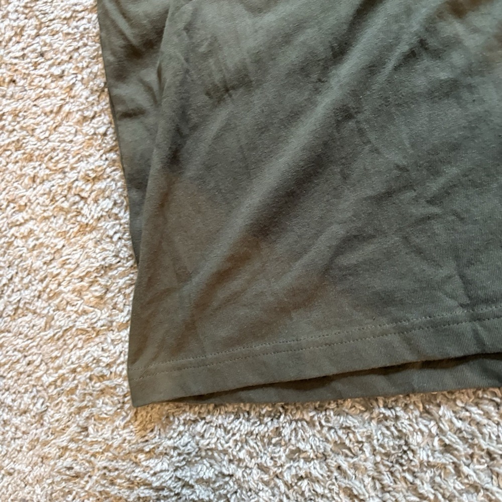 Carhartt K87 Mens Original Fit Pocket T-Shirt 2XL Olive Cotton Workwear K87-ARG - Picture 5 of 8